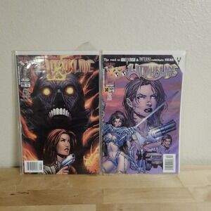 2x Image Witchblade Comic Lot VF #48 & #50 Newsstand